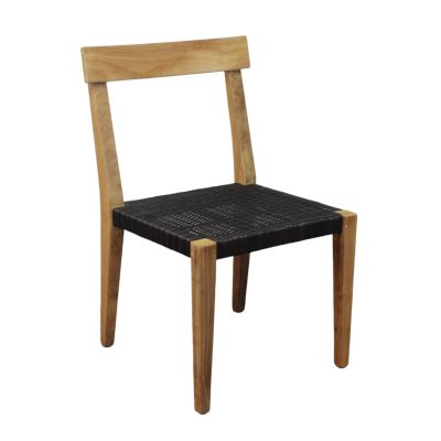 SHINDY - sedia in teak e corda