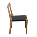 SHINDY - sedia in teak e corda