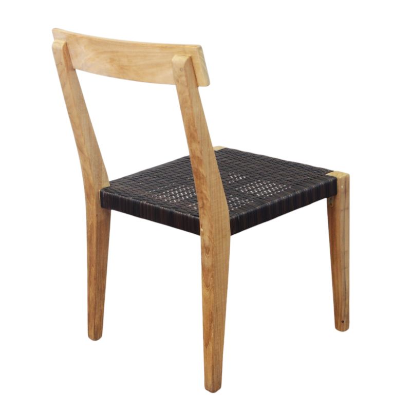 SHINDY - sedia in teak e corda