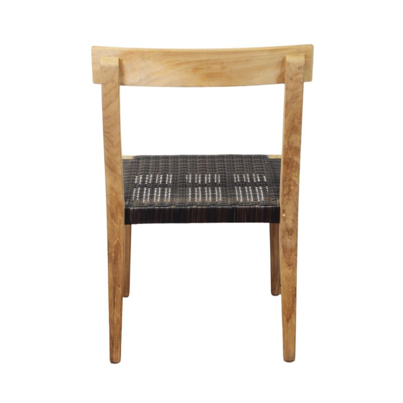 SHINDY - sedia in teak e corda