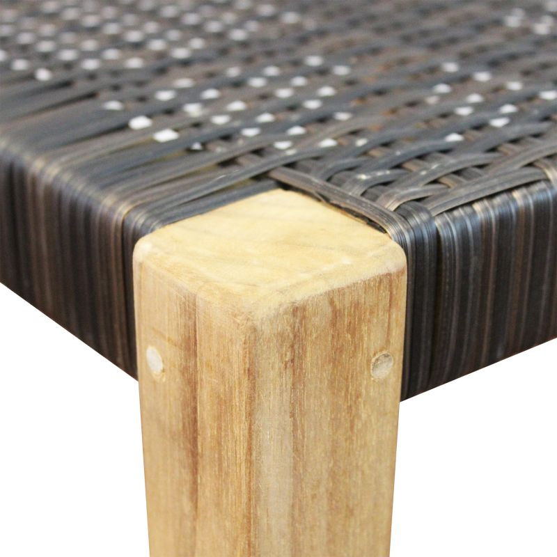 SHINDY - sedia in teak e corda