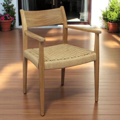 CHATHAM - poltrona impilabile in teak