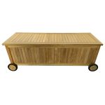 BRUMA - box con ruote in teak