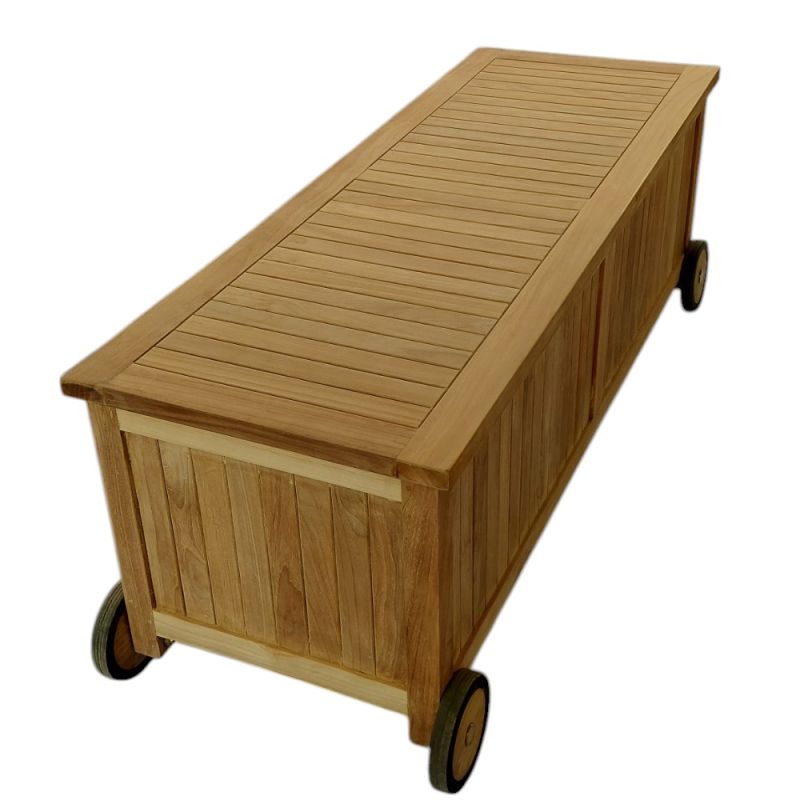 BRUMA - box con ruote in teak