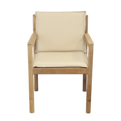 FATU - poltrona impilabile in teak e wicker
