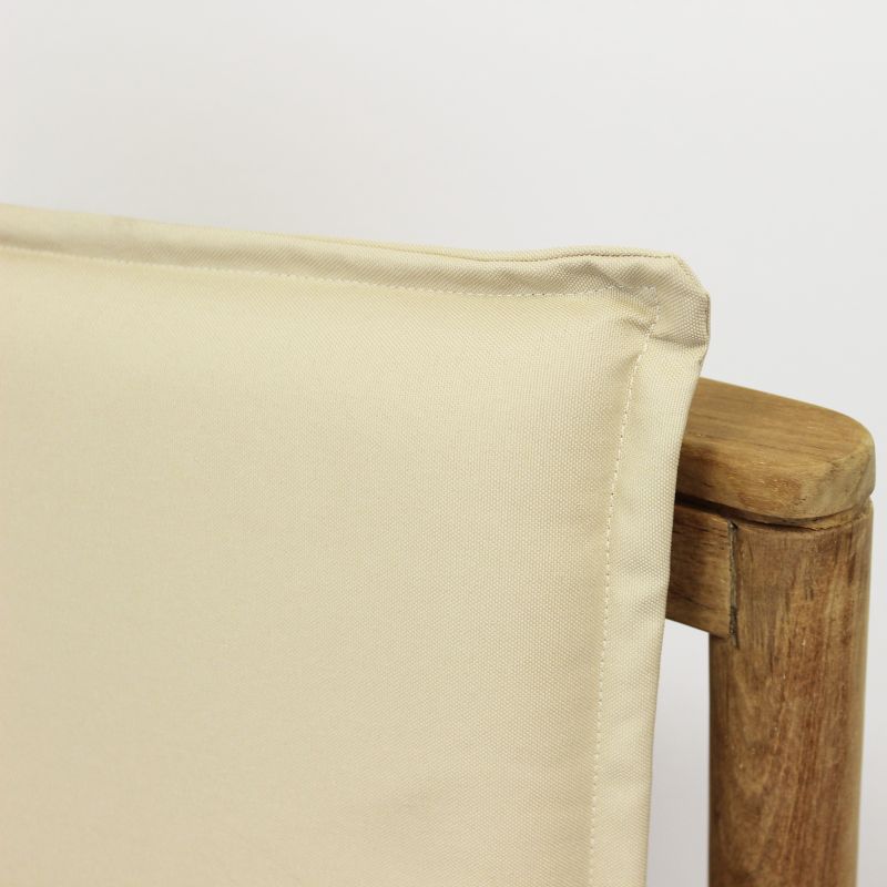 FATU - poltrona impilabile in teak e wicker
