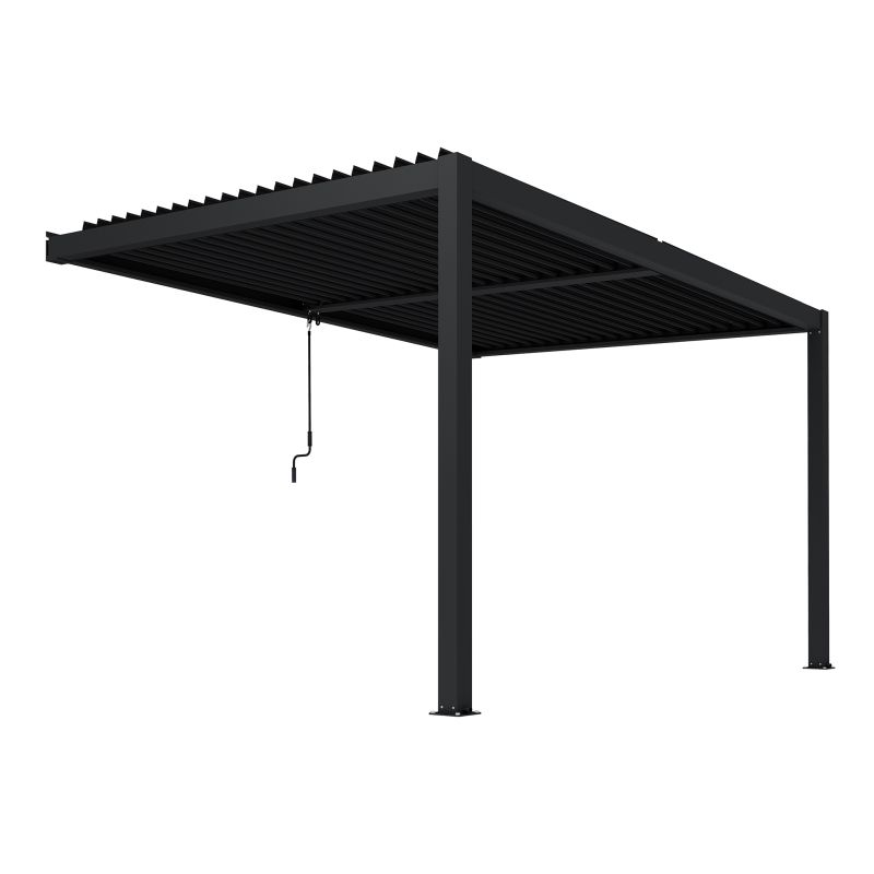 Pergola bioclimatica addossata 3 x 2,5 m