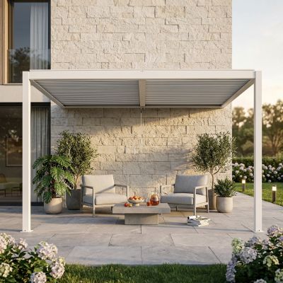 Pergola bioclimatica addossata 3 x 2,5 m