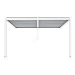 Pergola bioclimatica addossata 4 x 2,5 m