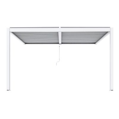 Pergola bioclimatica addossata 4 x 2,5 m