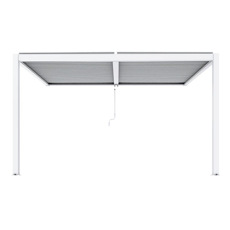 Pergola bioclimatica addossata 4 x 2,5 m