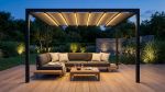 Pergola retrattile motorizzata con led 3 x 4