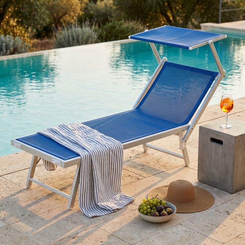 ATLAS - lettino prendisole tre posizioni