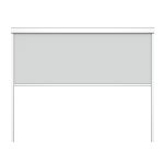  - laterale zanzariera in textilene apertura manuale per pergola 3 m