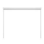  - laterale zanzariera in textilene apertura manuale per pergola 3 m