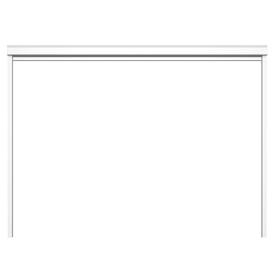  - laterale zanzariera in textilene apertura manuale per pergola 4 m