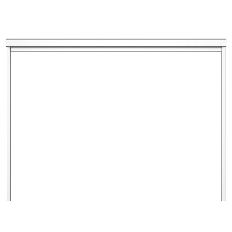  - laterale zanzariera in textilene apertura manuale per pergola 4 m