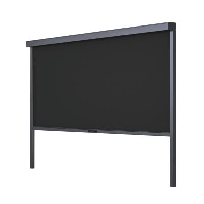  - laterale zanzariera in textilene apertura manuale per pergola 4 m