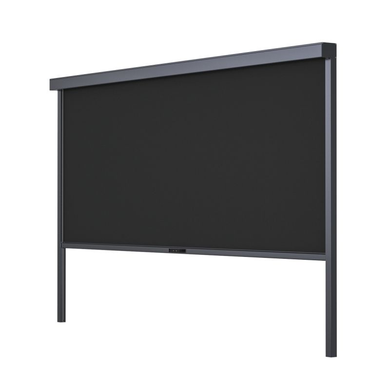  - laterale zanzariera in textilene apertura manuale per pergola 4 m