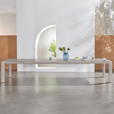 RICH - tavolo allungabile in allumino