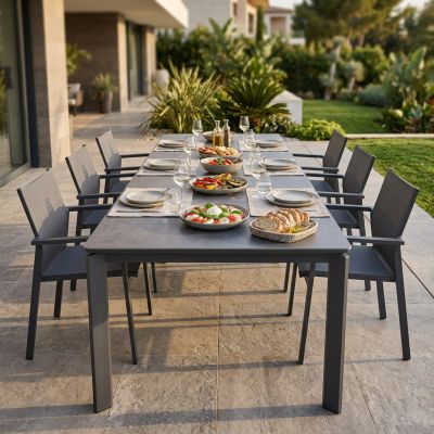 FANTASY - tavolo allungabile in allumino