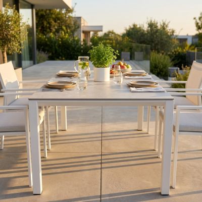 DANNY - tavolo allungabile in allumino