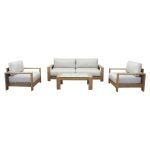 FEDRA - salotto con struttura in alluminio