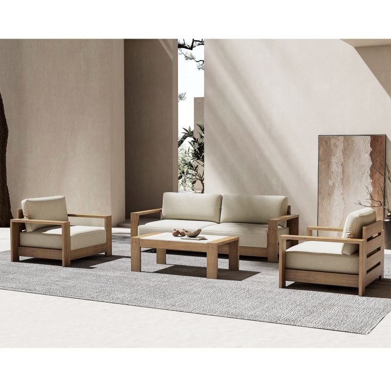 FEDRA - salotto con struttura in alluminio