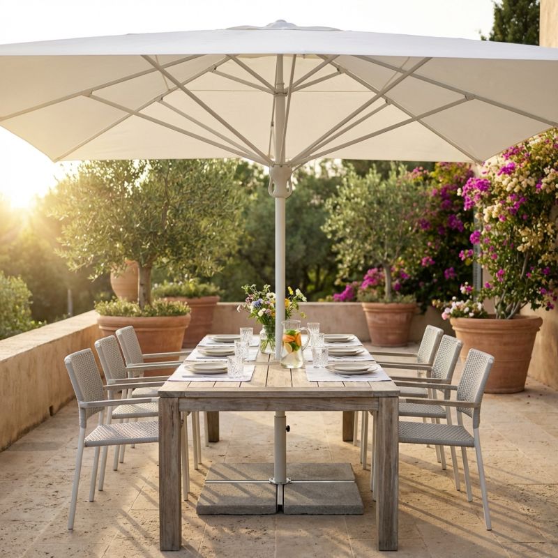 UPPER - ombrellone telescopico con palo centrale