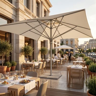 UPPER - ombrellone telescopico con palo centrale