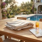 UPPER - telo per ombrellone con palo centrale 5 x 5