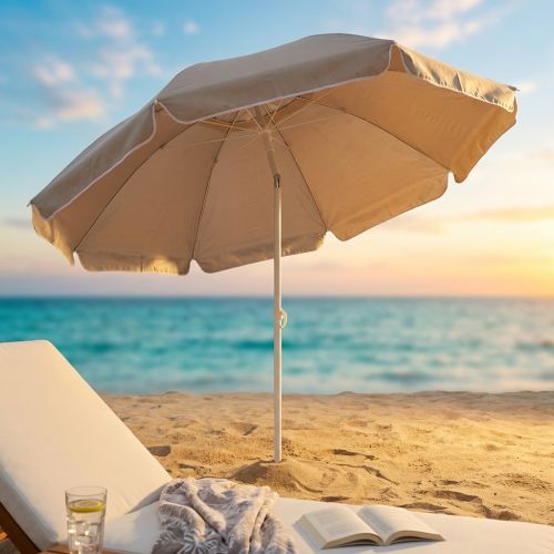 LIZY - ombrellone spiaggia palo alluminio 220/32