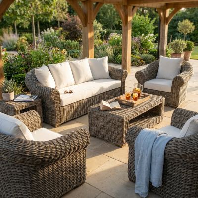 BELINDO - salotto in rattan