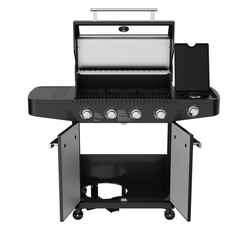 LEVOR - barbecue 4 fuochi + 1
