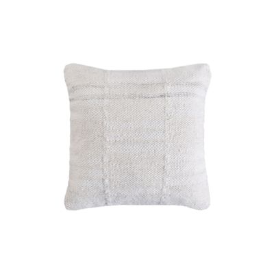 MIRANDA - cuscino in lana avorio con decoro 45 x 45