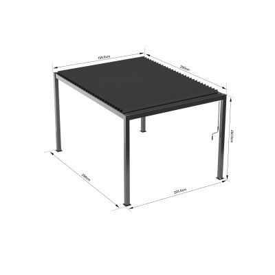  Pergola bioclimatica manuale 2x3 m