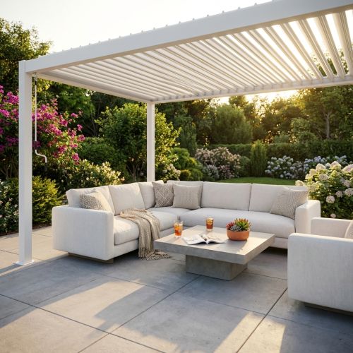 Pergola bioclimatica manuale 2x3 m