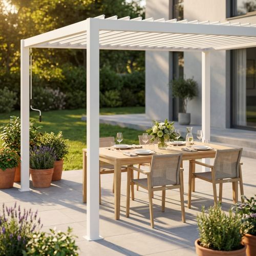 Pergola bioclimatica manuale 2x3 m