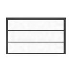 Laterale in PVC trasparente per pergola bioclimatica 4 m