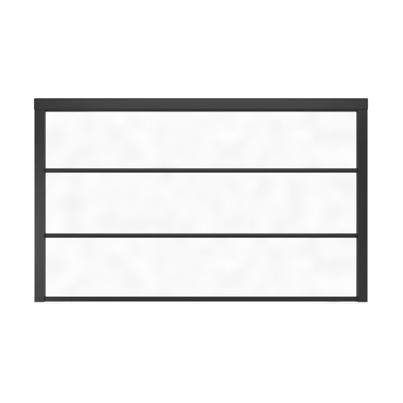 Laterale in PVC trasparente per pergola bioclimatica 4 m