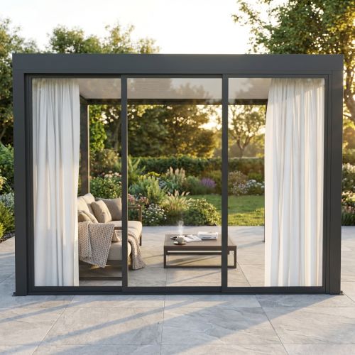 Tenda da interno per lato da 3 m pergola bioclimatica