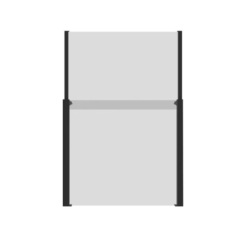 Frangivento in vetro elevabile per pergola bioclimatica