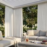Tenda da interno per lato da 3 m pergola bioclimatica