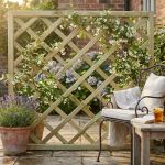 griglia da giardino in legno di pino impregnato in autoclave 90 x 90 cm