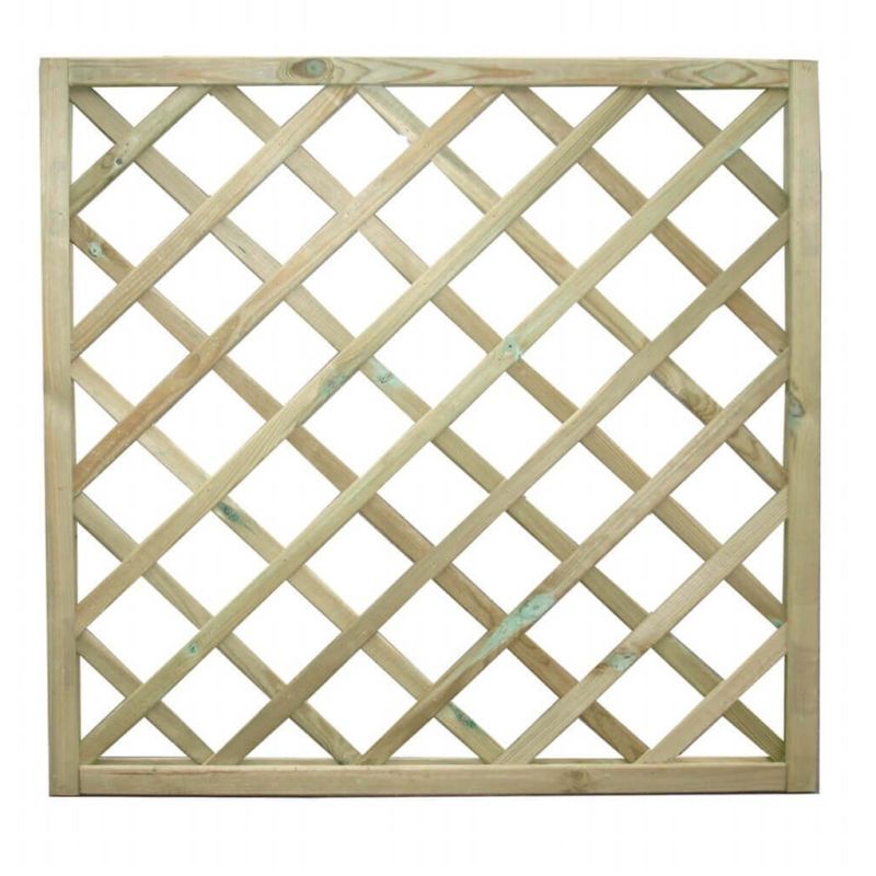 griglia da giardino in legno di pino impregnato in autoclave 90 x 90 cm