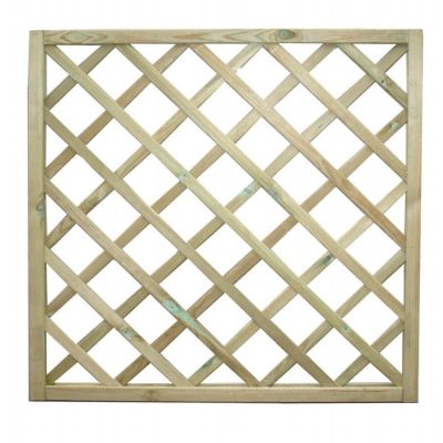 griglia da giardino in legno di pino impregnato in autoclave 90 x 90 cm