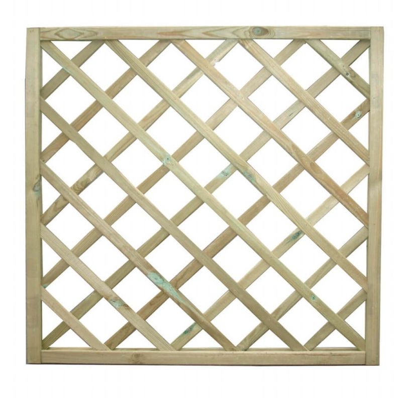 griglia da giardino in legno di pino impregnato in autoclave 90 x 90 cm