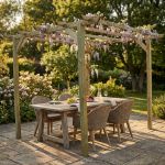PIP - pergola da giardino in legno di pino impregnato in autoclave