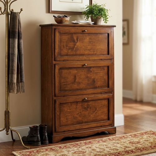 MARY - scarpiera in legno massello