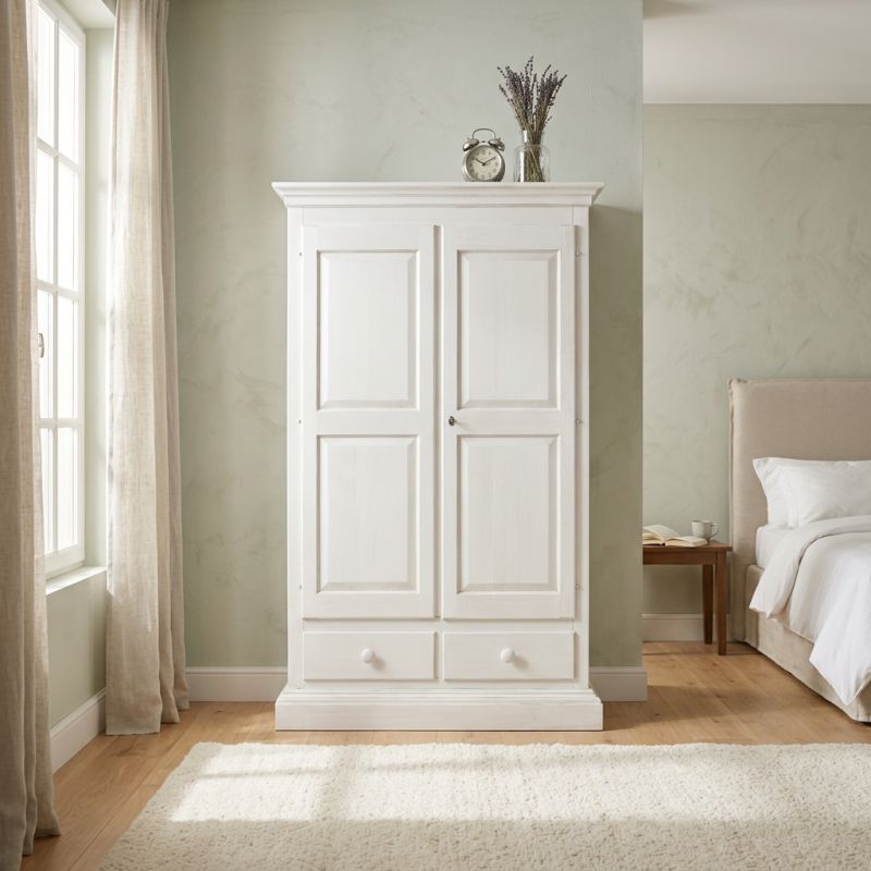 CHESTER - armadio 2 ante in legno massellox200